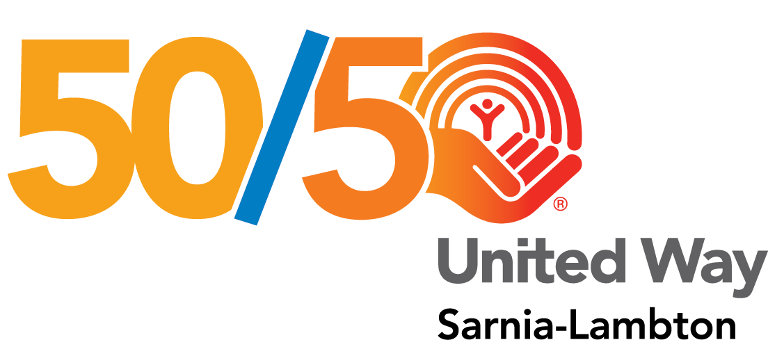 United Way 50/50 Logo