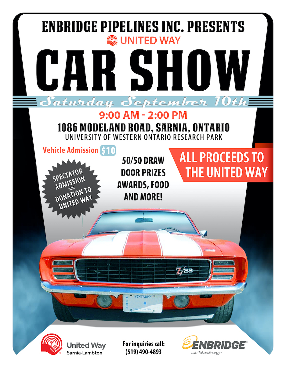Poster of Enbridge/United Way Car show