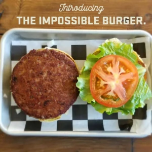 Impossible burger; vegetarian