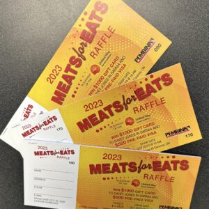 Books of tickets for the annual Pembina Meets for Eats draw supporting the United Way of Sarnia-Lambton