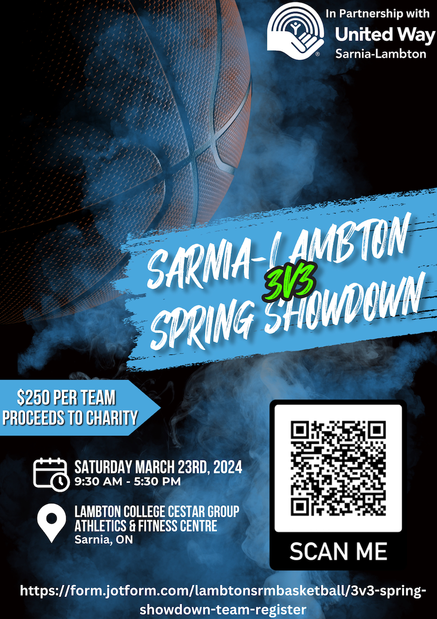 poster of March 23, Lambton College Basketball Tournament