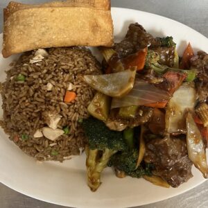 China House Beef with mixed vegetables